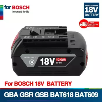 Литий-ионный аккумулятор для Bosch, 18 в, 10 Ач
