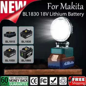 Литий-ионный аккумулятор для Makita BL1830 BL1815, 18 в