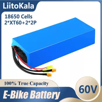Литий-ионный аккумулятор LiitoKala, 60 В, 20 Ач, 30 Ач, 40 Ач, 50 Ач, 60 В, 1800 Вт