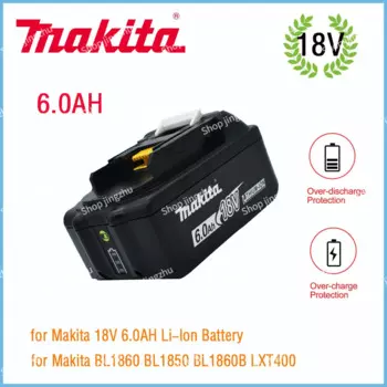 Литий-ионный аккумулятор Makita 18 в 6,0 Ач для Makita BL1830 BL1815 BL1860 BL1840, Сменный аккумулятор для электроинструмента