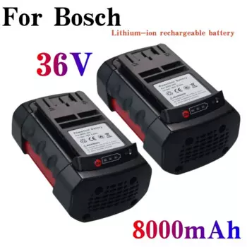 Литий-ионный аккумулятор высокой емкости 36 В 8000 мАч для bosch BAT810 BAT836 BAT840, литий-ионный аккумулятор для электроинструмента