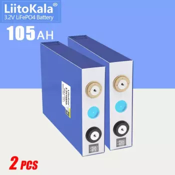 Литий-железо-фосфатный аккумулятор LiitoKala, 3,2 в, Ач, 2 шт.