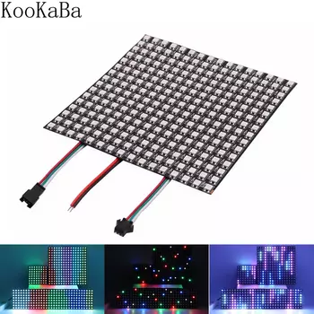 LOAMLIN WS2812B RGB светодиодная панель 8x32