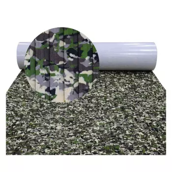 Лодка из пенопласта EVA, морское полы, 94,48X17,71 дюйма, камуфляжная лодка для джунглей, самоклеящаяся нескользящая палубная лодка