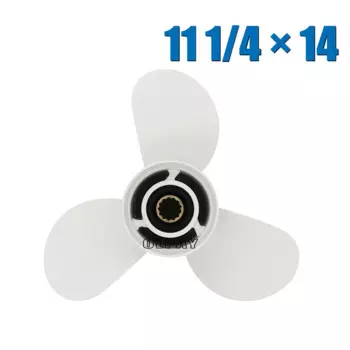 Лодочный подвесной Пропеллер для Yamaha 25-60HP 11 1/4x14 пропеллер 13 spline Tooth 663-45958-01-EL