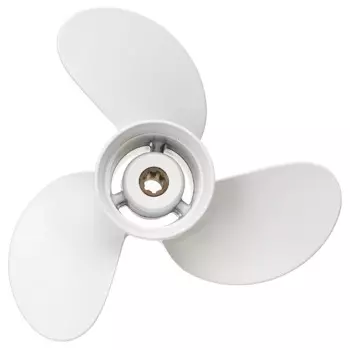Лодочный пропеллер 6G1-45943-00-El 8 1/2X7 1/2 для подвесного двигателя Yamaha 6-8Hp, алюминиевый сплав, 3 лопасти, вращение R, 7 шлицевых лопастей