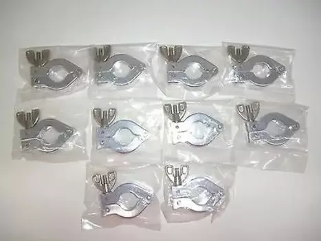 Лот из 10 зажимов KF16 AluminumNew вакуумный насос фланцевый фитинг части XWJ