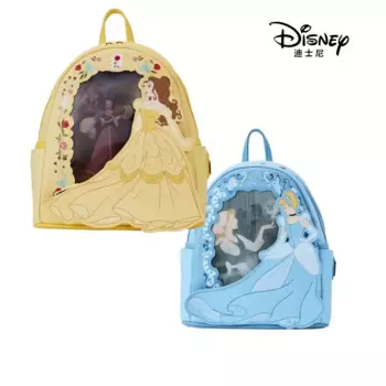Loungefly Disney Beauty And Beast рюкзак Золушка принцесса сумка рюкзак перспектива мини детский рюкзак милый рюкзак для девочек