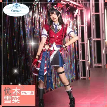 Love Live! Женский костюм для косплея nijiguan Setsuna для старшей школы, костюм для косплея в стиле Лолиты, костюм для Хэллоуина