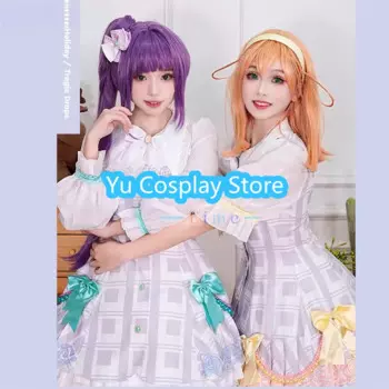 Lovelive HASU NO SORA JOGAKUIN Hinoshita Kaho Otomune Kozue Косплей Костюм Вечернее платье Костюм Хэллоуин Аниме Униформа на заказ