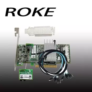 LSI 9267-8i 6Gb RAID0/1/5/6/10 512MB 8Port SAS карта контроллера + 8087 SATA