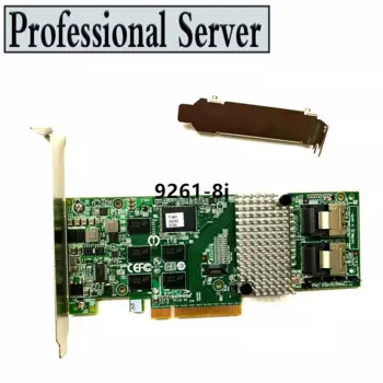 LSI MegaRAID 9261-8i 8-портовый PCI-E 6 Гб/с SATA/SAS RAID контроллер карта