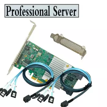 LSI S3108 NEC 9362-8i, 1 ГБ, 8-портовый, 12 Гб/с, RAID-контроллер + 2 внешних разъема SATA