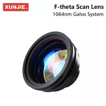XUNJIE F-theta Scan Lens Полевая линза 1064 нм 50x50 - 300x300 F63-420 мм для 1064 нм YAG Оптоволоконный лазерный маркировочный станок Детали машины