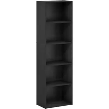 Luder книжный шкаф/книжная полка/полки для хранения, 5-уровневый, Blackwood