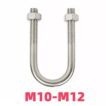Хомут из нержавеющей стали M10 M12 для труб 12-219 мм