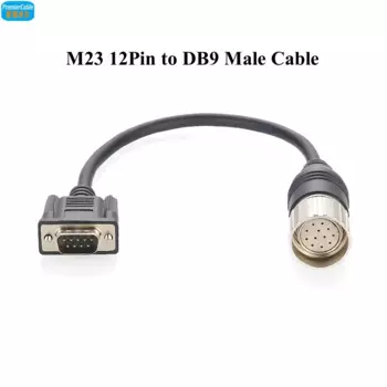 M23 12-контактный к DB9 Штекерный кабель M23 гнездовой кабель к 9-контактному D sub DB9/RS232 привод датчика совместимый кабель энкодера Baumer