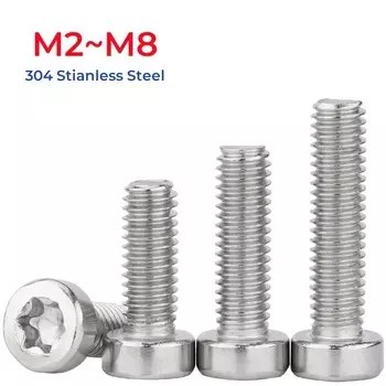 Винты Torx из нержавеющей стали M2-M8