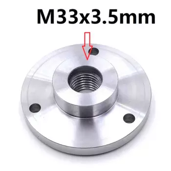 M33 x 3,5 мм, M33 Фланцевая Резьба шпинделя, задняя пластина, Базовый адаптер для токарного станка по дереву, металлический патрон