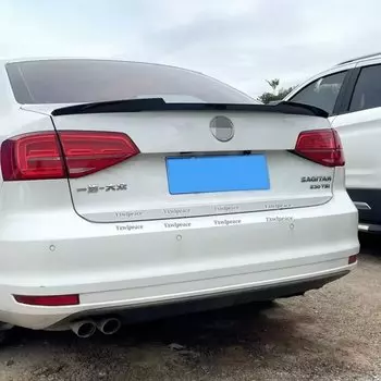 M4 Стиль ABS глянцевый черный/карбоновый задний спойлер для багажника, Стайлинг автомобиля для Volkswagen VW Jetta MK6 2012 13 14 15 16 17 2018