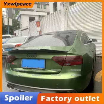 M4 Стиль углеродное волокно задний спойлер багажника губа крыло автомобильный Стайлинг для Audi A5 S5 RS5 B8 2008-2016 Sportback Coupe 2-DR/4-DR