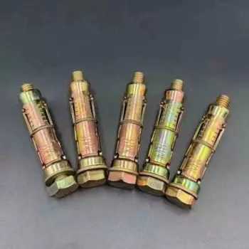 М6, М8, М12, М10, оцинкованный анкерный винт с шестигранной гайкой из углеродистой стали