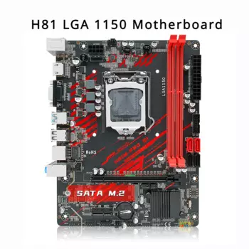 MACHINIST H81 материнская плата LGA 1150 NGFF M.2 слот Поддержка i3 i5 i7/Xeon E3 V3 процессор DDR3 для настольного компьютера ОЗУ H81M-PRO VGA материнская плата