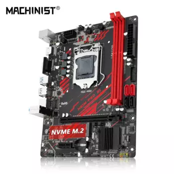 MACHINIST H81M-PRO S1 Материнская плата LGA 1150 NVME Слот M.2 Поддержка процессора I3 I5 I7/Xeon E3 V3 DDR3 RAM H81 Материнская плата
