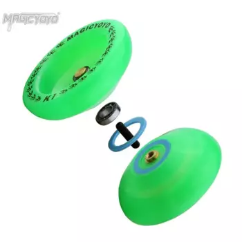 MAGICYOYO K1 пластиковый шар Yoyo йо шар зеленый йо темно ФЛУОРЕСЦЕНТНОЕ свечение йо шар для начинающих игрушек
