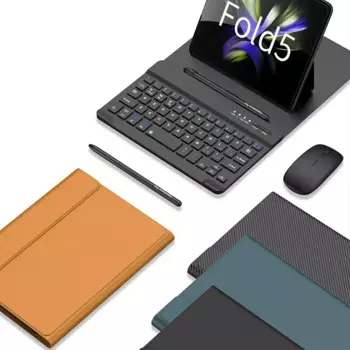 Магнитная Bluetooth-клавиатура для Xiaomi Mix Fold 4 Mix Fold4 3 складной держатель с кожаным чехлом клавиатура со слотом для карандашей и мышью