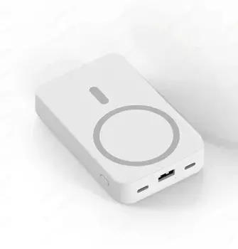Магнитный беспроводной блок питания Magsafe, 20000 мАч, с кабелем, 22,5 Вт, быстрая зарядка, мобильный источник питания