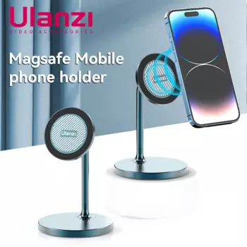 Магнитный держатель для телефона Ulanzi AS008 Magsafe, горизонтальная вращающаяся на 360 ° подставка для телефона, штатив для iPhone 12/13/14/15 Pro Max
