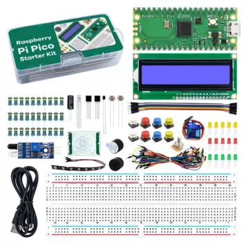 Макетная плата Raspberry Pi pico kit, программирование Raspberry pi RP2040 + ЖК-экран LCD1602