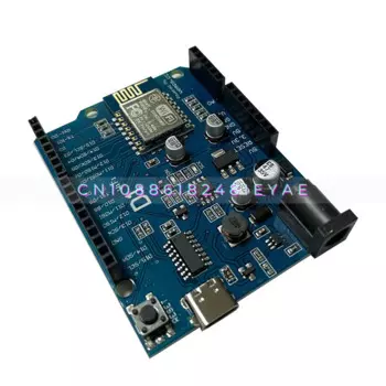 Макетная плата WeMos D1 с Wi-Fi, ESP8266, беспроводной модуль, совместим с интерфейсом TYPE-C