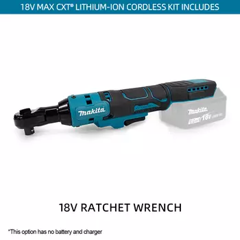 Makita 10 мм/13 мм бесщеточный трещотка прямоугольный ключ аккумуляторный ключ с регулируемой скоростью светодиодный 18 В электроинструменты