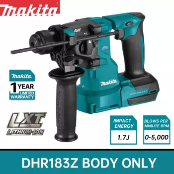 Makita DHR183 электрический молоток AVT 18 в Ударная дрель с литиевым аккумулятором компактная дрель для удаления пыли неизолированный станок