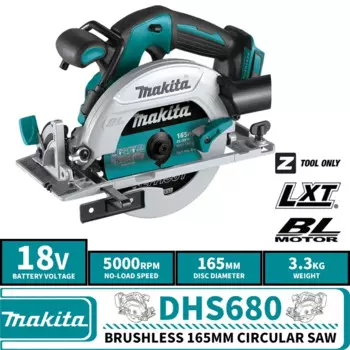 Makita DHS680Z Беспроводная циркулярная пила 165 мм