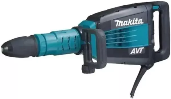 Makita HM1214C 27 фунтов AVT®Отбойный молоток, совместим со стандартными битами, цвет бирюзовый