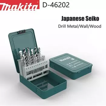 Makita набор сверл для дерева/бетона/стен/плитки 18 шт
