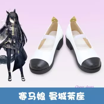 Mamusume Pretty Derby Manhattan Cafe Косплей Обувь Лолиты Комикс Хэллоуин Manhattan Cafe Косплей Костюм Опора Женские Сапоги Cos