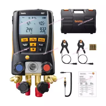 Манометр Testo testo550 для автомобильного кондиционера, датчик для фтористого воздуха testo549, манометр для хладагента 557
