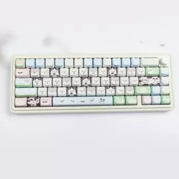 Мао щенки профиль GMK 132 клавиш/комплект PBT колпачки для механической клавиатуры краситель сублимационный игровой колпачок пользовательский Gk61
