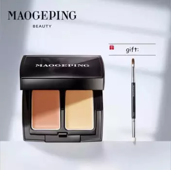 MAOGEPING Beauty безупречный двухцветный консилер крем 1,8 г * 2 высокое покрытие долговечный макияж для лица увлажняющая косметика