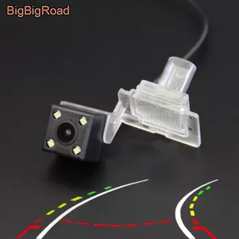 Машина BigBigRoad, интеллектуальная динамическая траектория, парковочная CCD-камера заднего вида для Mercedes Benz AMG C Class C63S Coupe 2017