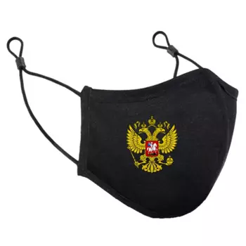 Маска для лица с изображением орла России