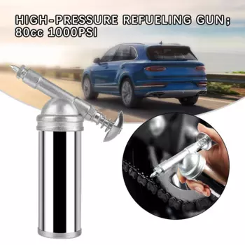 Масленка под давлением на выходе 1000PSI, мини-мазочный пистолет, автоаксессуары, емкость 80cc, ручная масленка, ручной инструмент, сплав