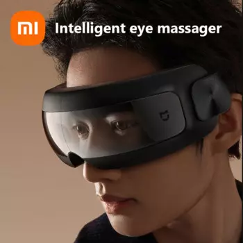 Массажер для глаз Xiaomi Mijia, умные складные массажные очки для области горячего пресса, работает с приложением Mi Home