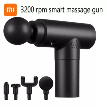 Массажный пистолет Xiaomi Mijia для умного дома, электрический аппарат для похудения, ударный Массажер для мышц, 32 скорости