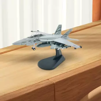 Масштаб 1/100 F/A-18 Самолет из металлического сплава Модель истребителя для бытовой настольной полки