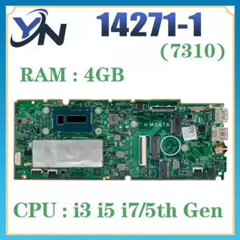 Материнская плата 14271-1 для ноутбука Dell Chromebook 13 7310 i3 i5 i7 5-го поколения RAM/4 ГБ 100% ТЕСТ ОК
